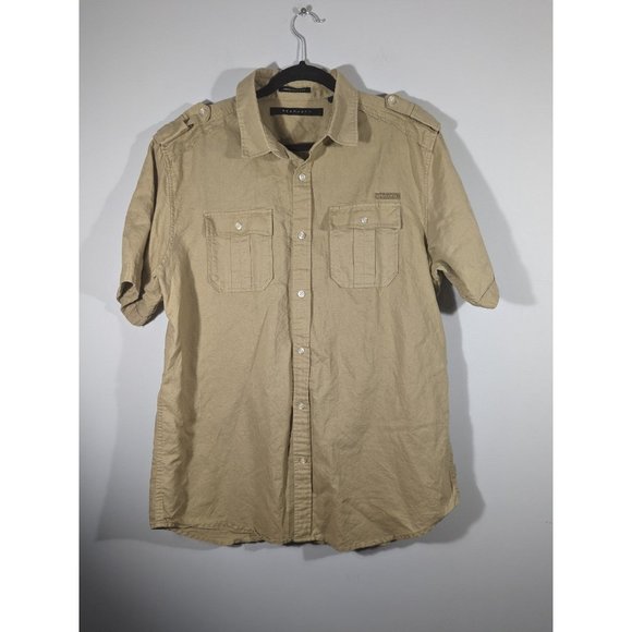 BUNDLE Sean John Linen Cotton Button Down Shirt Men's Size XL - Picture 1 of 9